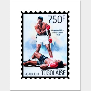 Muhammad Ali Postage Stamp Posters and Art